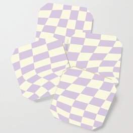 Warp Checker in Purple Coaster
