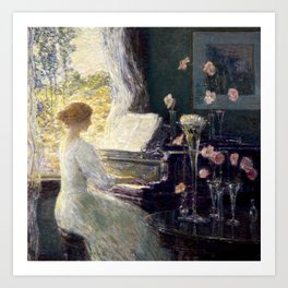 Childe Hassam - The Sonata, 1911 Art Print