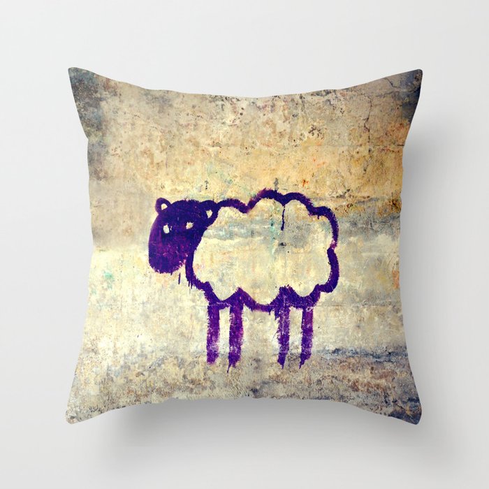 Just a Sheep Throw Pillow