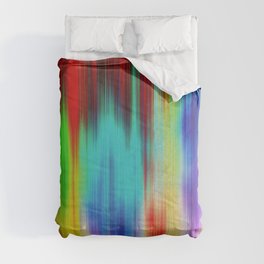Colorful Glitch Comforter