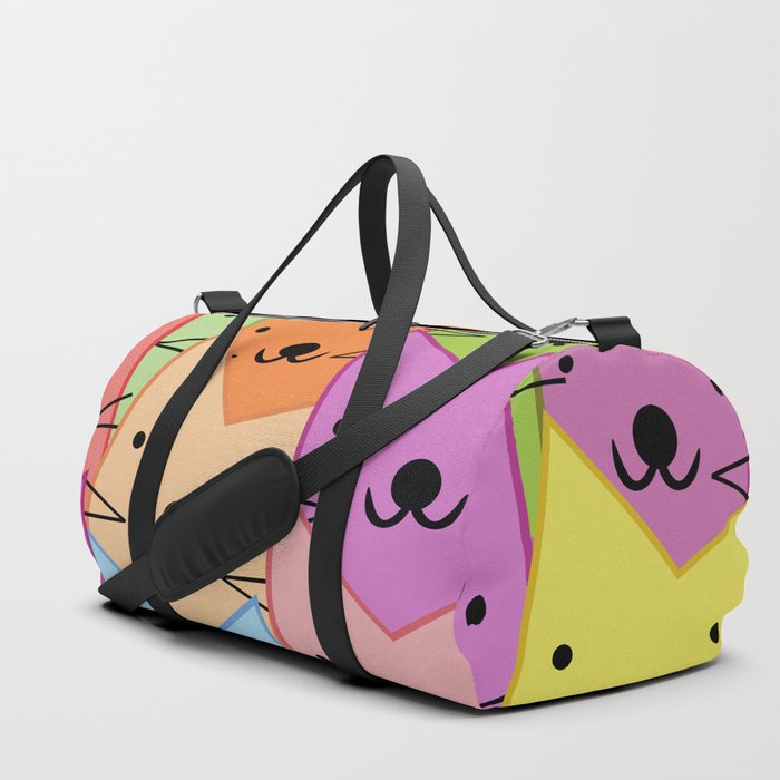 Colorful cats Duffle Bag