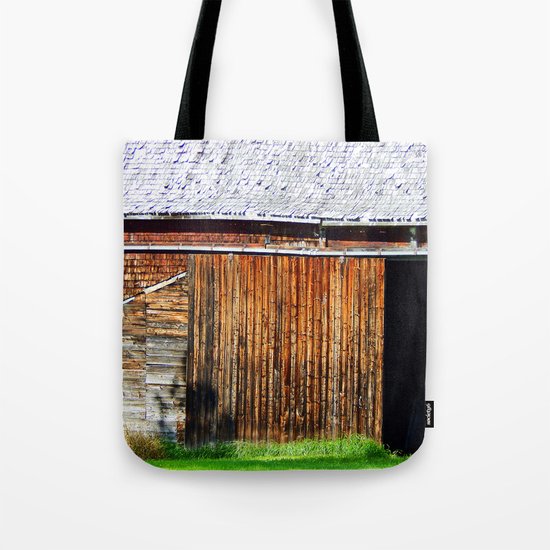 Open Barn Door Tote Bag
