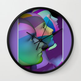 framed pictures -102- Wall Clock