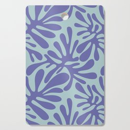 Abstract modern organic shapes pattern inspired by Matisse Cutting Board