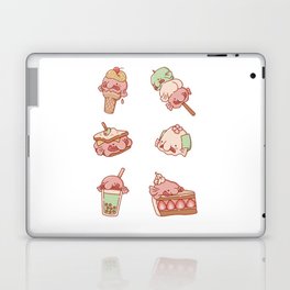 Funny Blobfish Snacks Cute Kawaii Aesthetic Laptop Skin