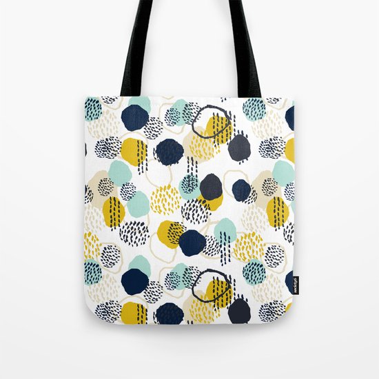 Jamm - abstract art painting brushstrokes modern minimal paint trendy colors hipster gender neutral Tote Bag