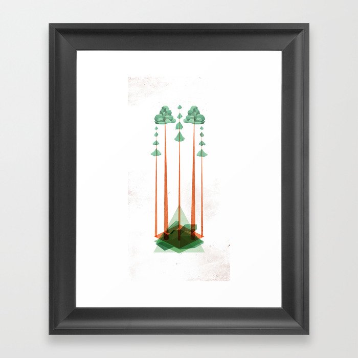 3Lives - Plant Framed Art Print