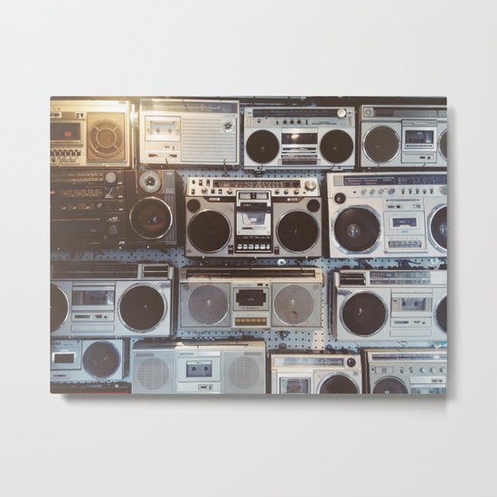 Boom boxes Metal Print