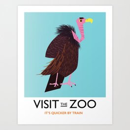 Visit the Zoo Art Print