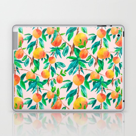 Peachy Jungle Laptop & iPad Skin