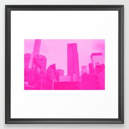 Pink NYC Framed Art Print
