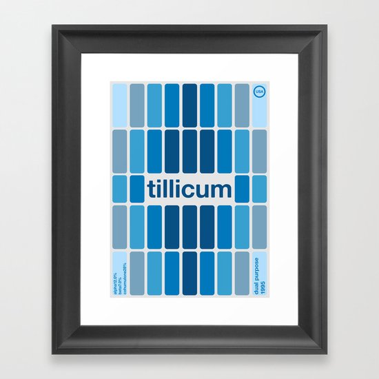 tillicum single hop Framed Art Print