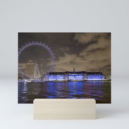 Eye of London - Blue Mini Art Print