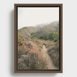 Fade into a dream (vertical) Framed Canvas