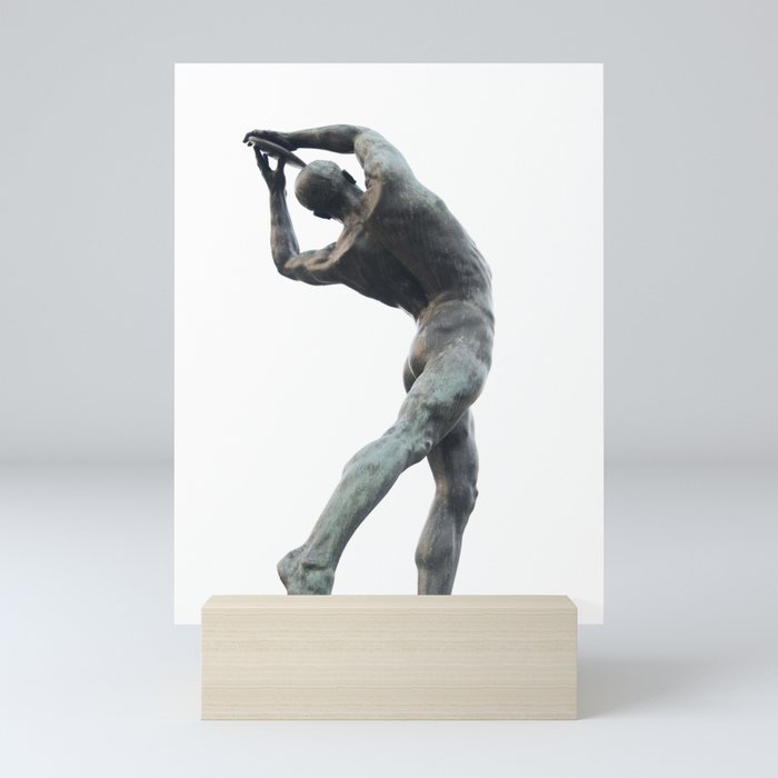 Olympic Discus Thrower Statue #2 #wall #art #society6 Mini Art Print