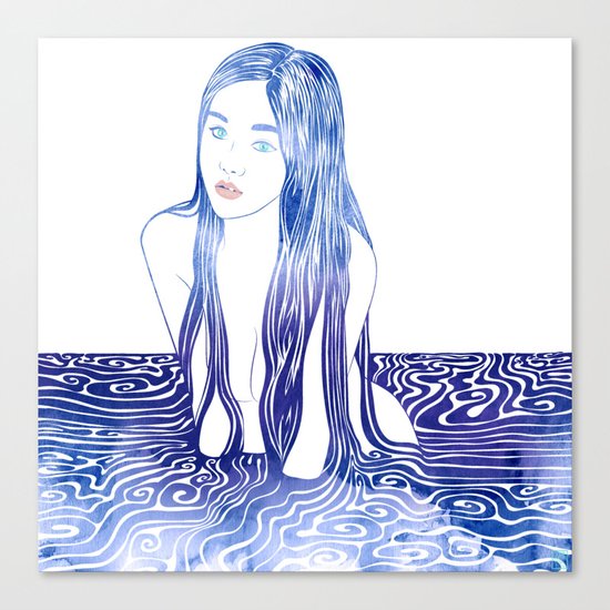 Water Nymph L Canvas Print