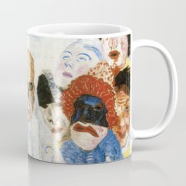 Death and the masks outcast grotesque art portrait painting by James Ensor Mug