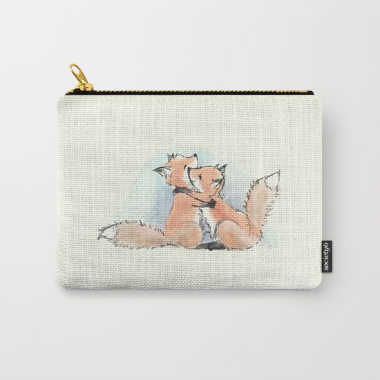 foxes in love Carry-All Pouch