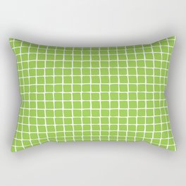 Summer Check Lime Rectangular Pillow