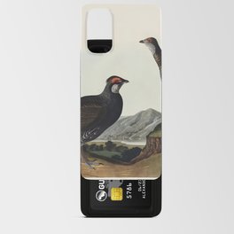 Long-tailed or Dusky Grous from Birds of America (1827) by John James Audubon Android Card Case