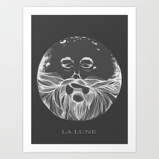 La Lune Art Print