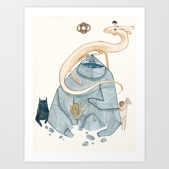never ending story Art Print