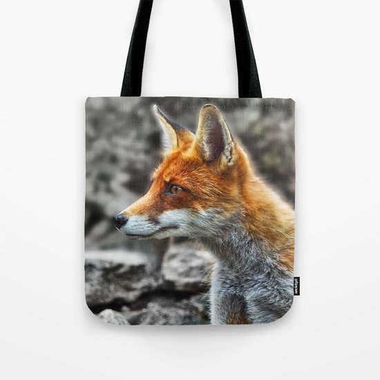 Friendly fox wildlife portrait Tote Bag