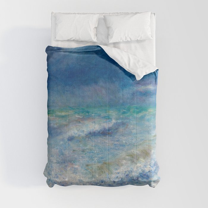 Seascape Ocean Blue Colors Comforter