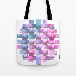 Garden Weave teal pink turquoise lavender art and home decor Tote Bag