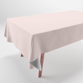 Pale Pink Solid Color Pairs PPG Pink Chablis PPG1064-2 - All One Single Shade Hue Colour Tablecloth