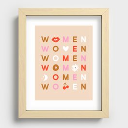 Women Recessed Framed Print