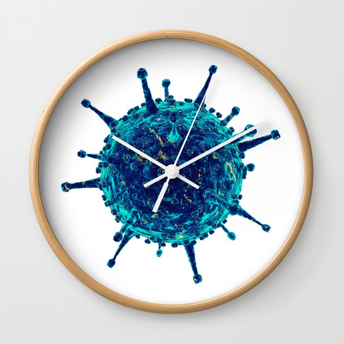Virus Wall Clock