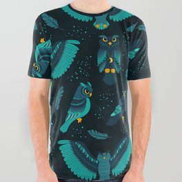Owls All Over Graphic Tee