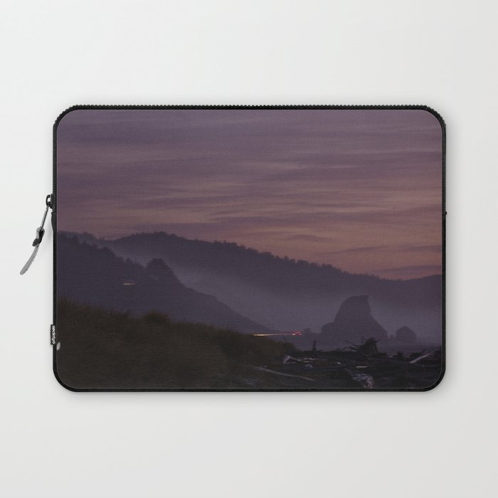 Gold Beach Sunset Laptop Sleeve