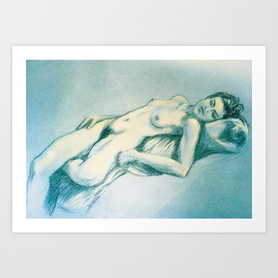 Nude 9 Art Print