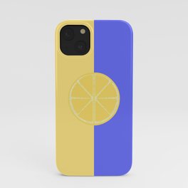 Lemon Contrast iPhone Case