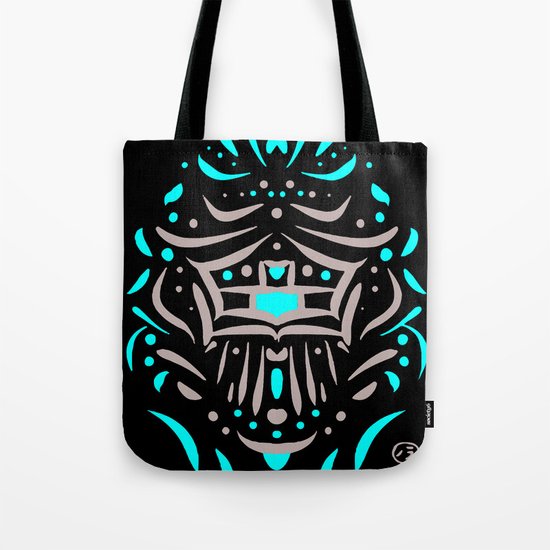 Temple of faces Tote Bag