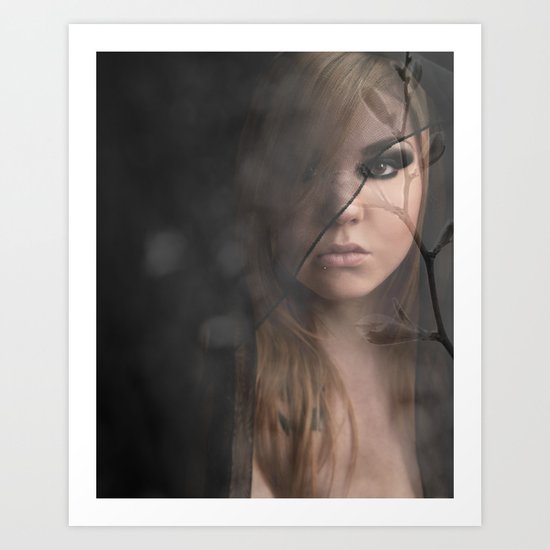 Peeking Through Art Print