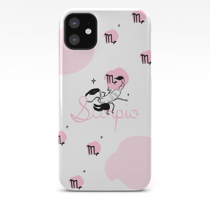 Scorpio Zodiac Sign Horoscope Astrology Birthday Iphone Case By