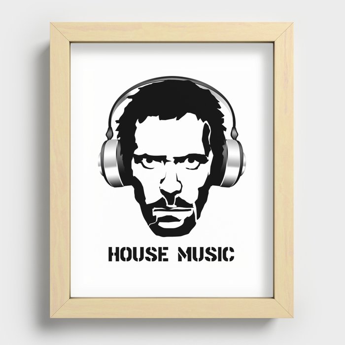 Dr House Music Recessed Framed Print