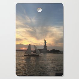 Statue of Liberty Sunset Cutting Board