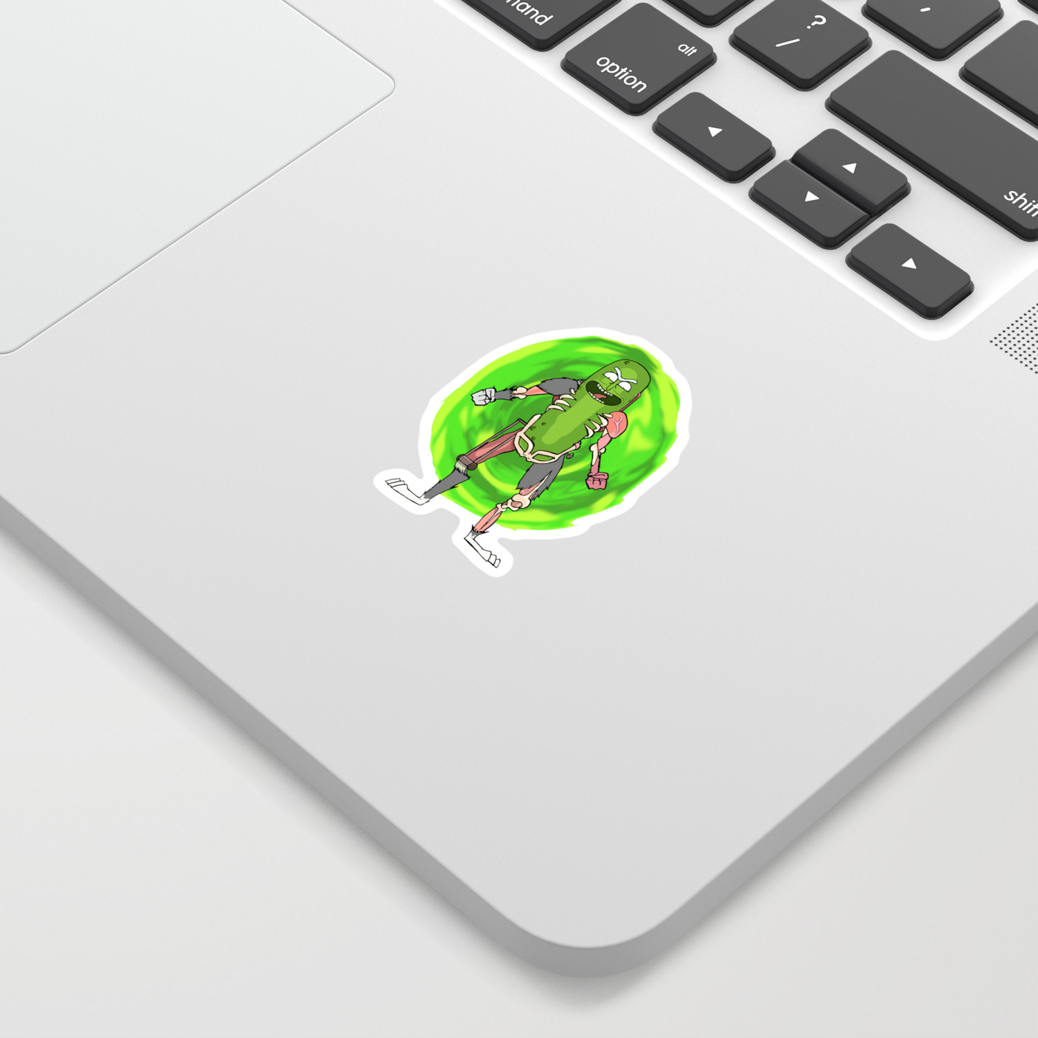 Pickle Rick Sticker By Cowboysandrobitussin Society6
