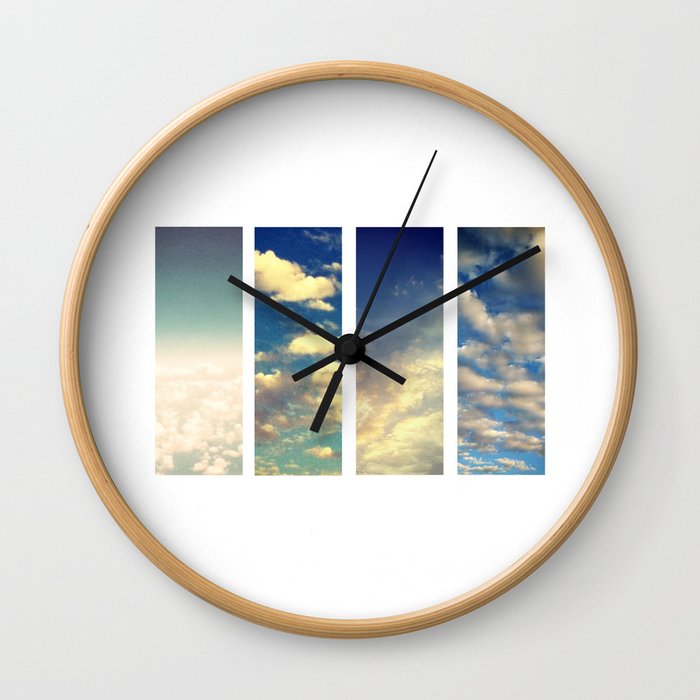 coton nuage Wall Clock