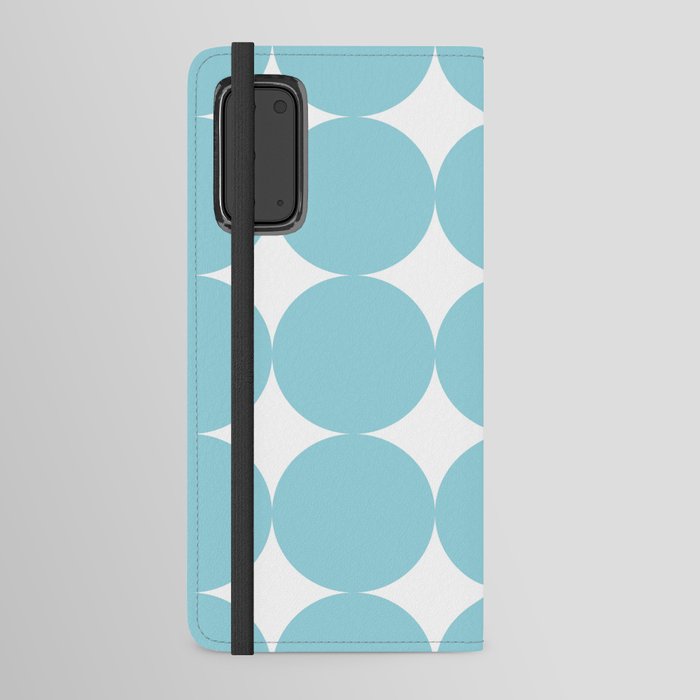 Blue Summer Dots Android Wallet Case