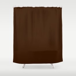 American Bronze | Dark Brown | Solid Colour Shower Curtain