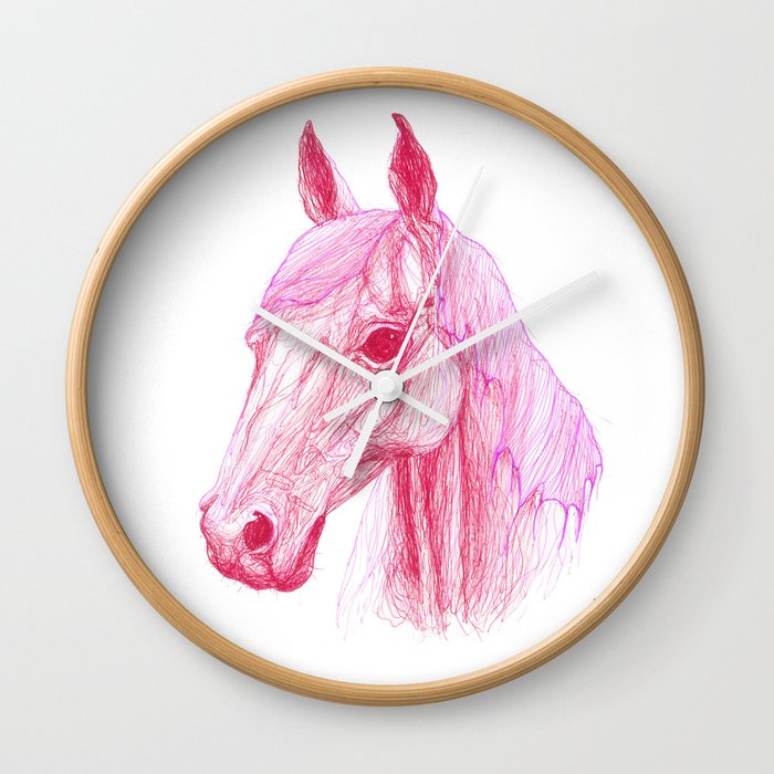 Year Of The Horse Wall Clock