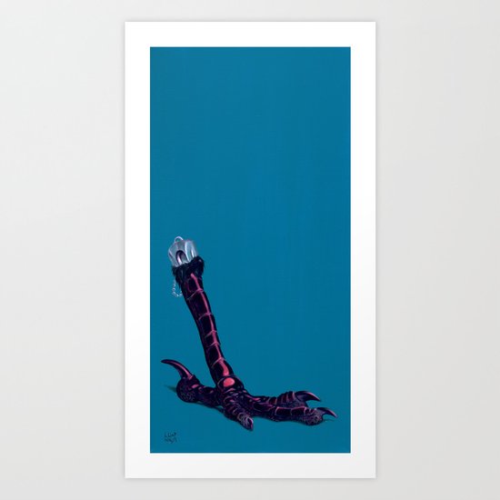 Crows Feet Art Print