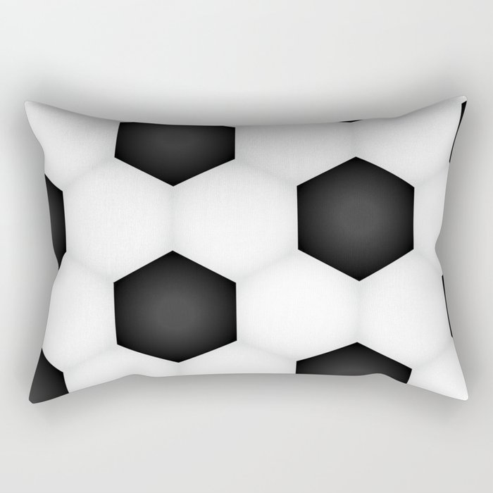 Soccer (Football) Ball pattern Rectangular Pillow
