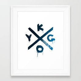 Kygo wet paint logo (fan art) Framed Art Print