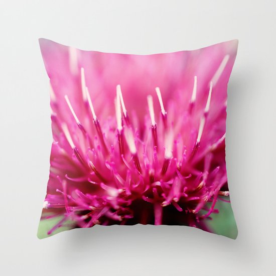 Frosted Tips Throw Pillow